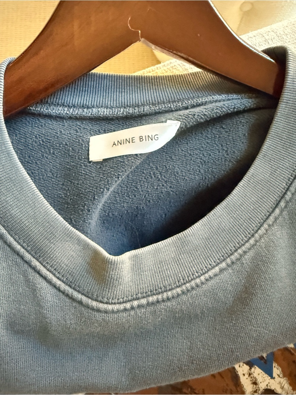 Anine Bing Washed Black Tiger Graphic Crewneck - Picture 4 of 4